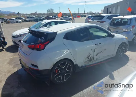 2020 Hyundai Veloster N z USA, uszkodzony, nr VIN KMHT36AH7LU004132
